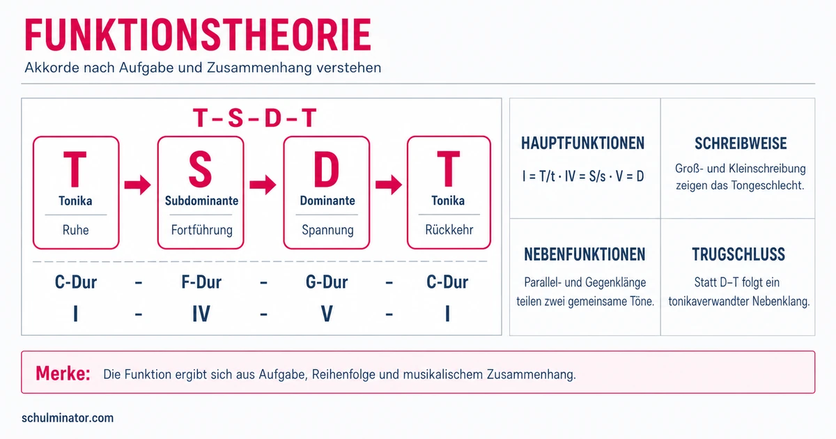 Funktionstheorie: Akkorde und Kadenzen verstehen
