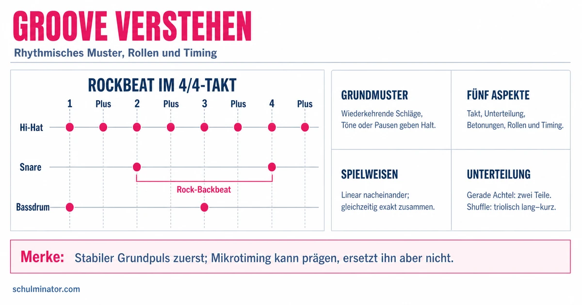 Groove in der Musik: Muster hören und spielen