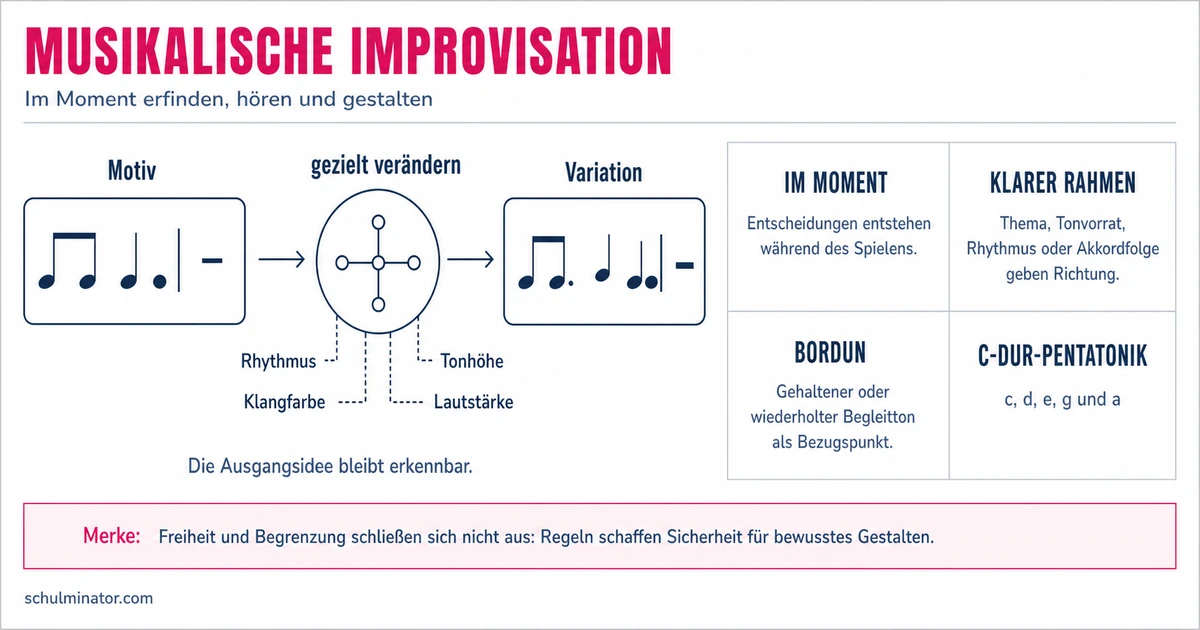 Musikalisch improvisieren: hören und gestalten