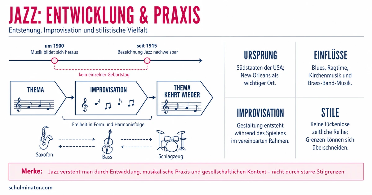 Jazz verstehen: Ursprung, Merkmale und Stile