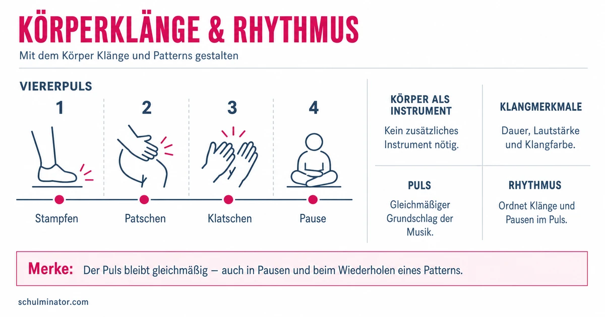 Körperklänge: Bodypercussion entdecken und spielen