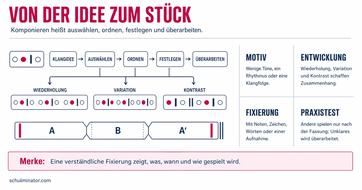 Komposition: Musik planen, notieren und überarbeiten