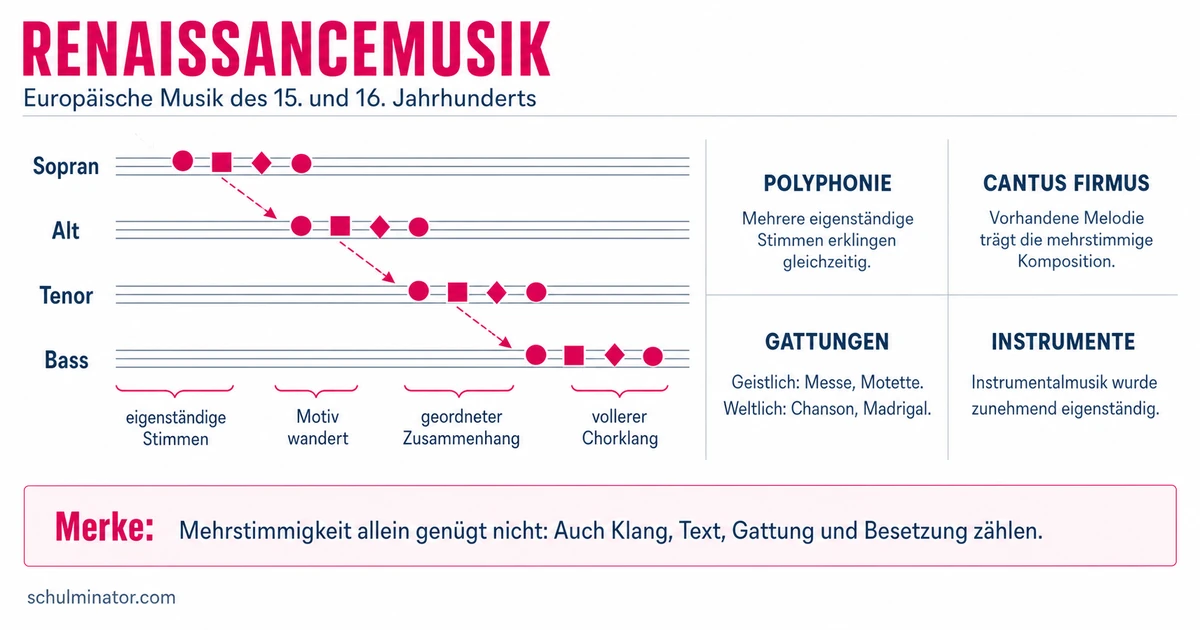 Musik der Renaissance: Merkmale und Wandel