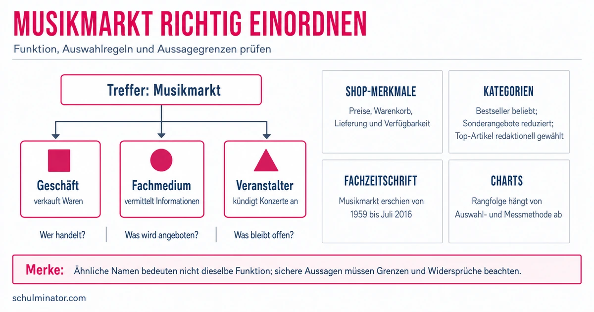 Musikmarkt: Handel, Charts und Fachmedien verstehen