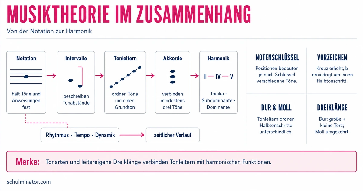 Musiktheorie: Grundlagen verstehen und verbinden