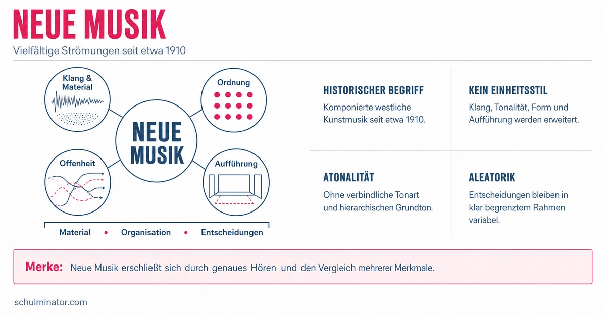 Neue Musik: Merkmale, Techniken und Hörweisen