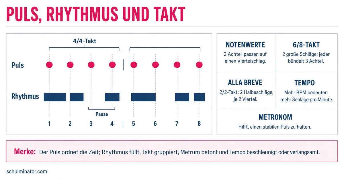 Puls in der Musik: Grundschlag sicher halten