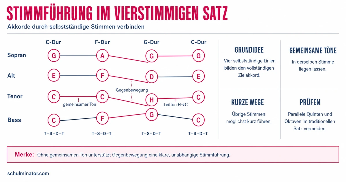 Stimmführung: Akkorde sicher verbinden