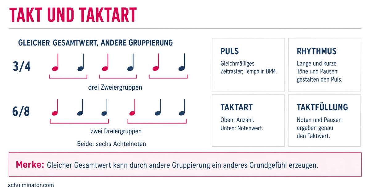 Takt in der Musik: Taktarten verstehen