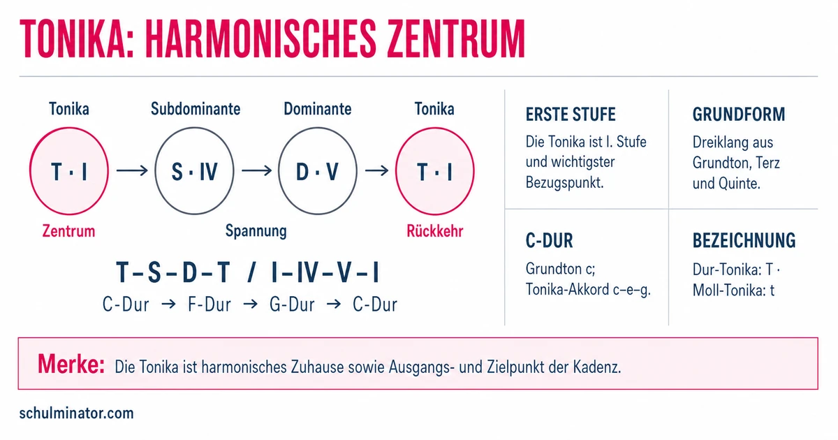 Tonika einfach erklärt: Funktion und Akkord