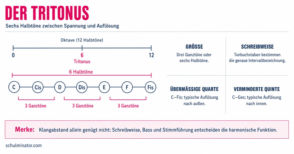 Tritonus: erkennen, benennen und auflösen
