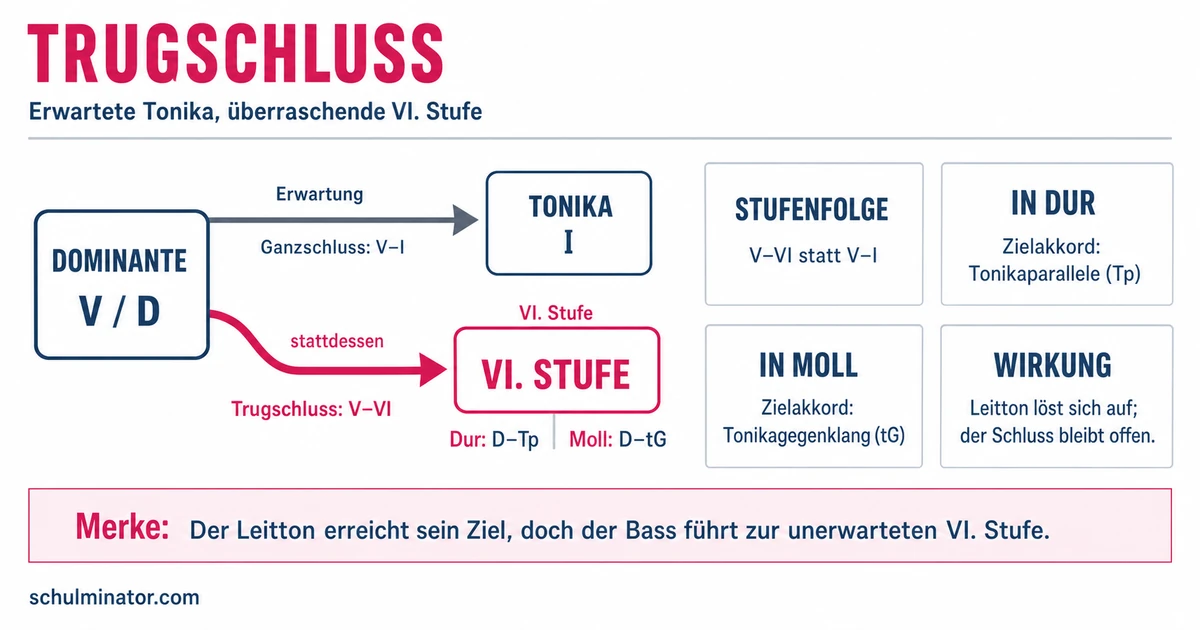 Trugschluss in der Musik: V–VI verstehen