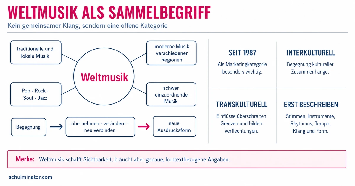 Weltmusik: Vielfalt, Begriff und Kritik verstehen