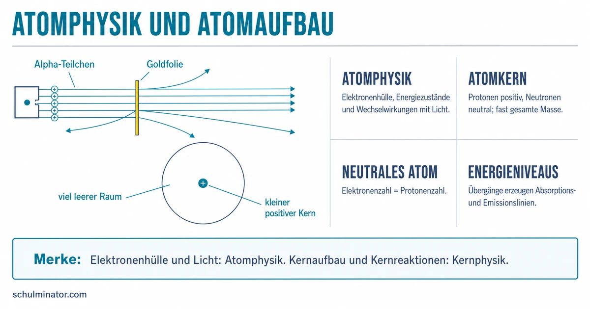 Atomphysik: Aufbau, Modelle und Anwendungen