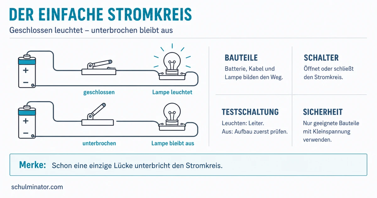 Einfacher Stromkreis in der Grundschule