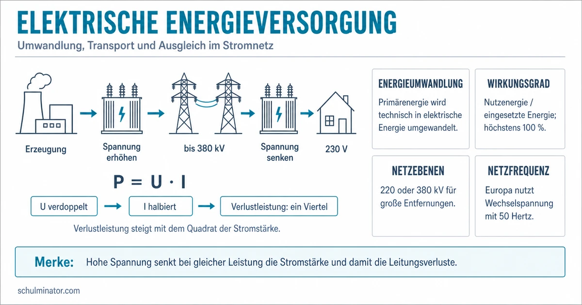 Elektrische Energieversorgung einfach erklärt