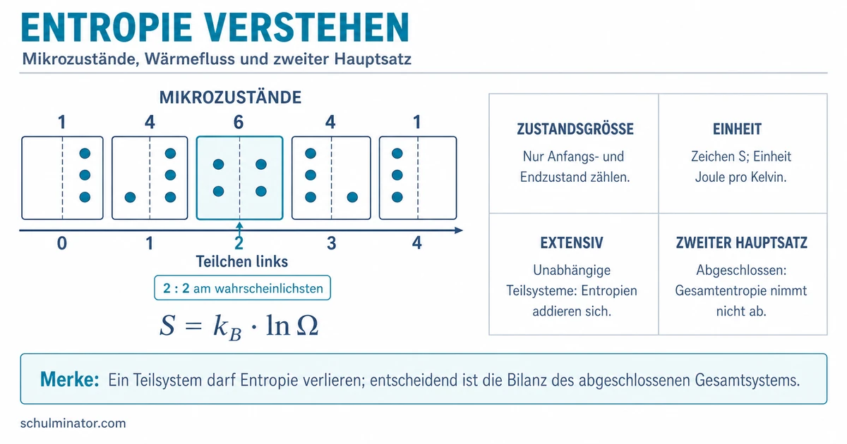 Entropie in der Physik einfach erklärt