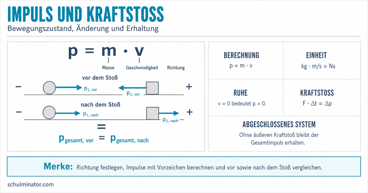 Impuls: berechnen, übertragen und erhalten