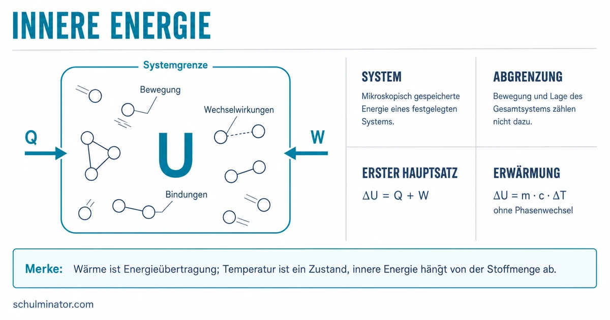 Innere Energie verstehen und berechnen