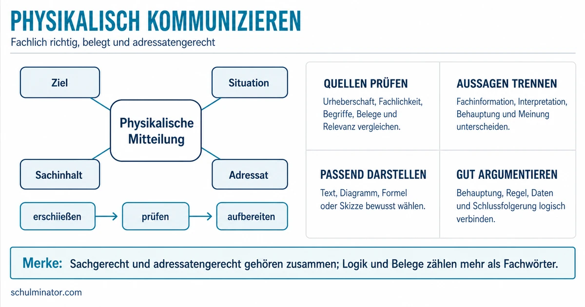 Kommunikationskompetenz in Physik einfach erklärt