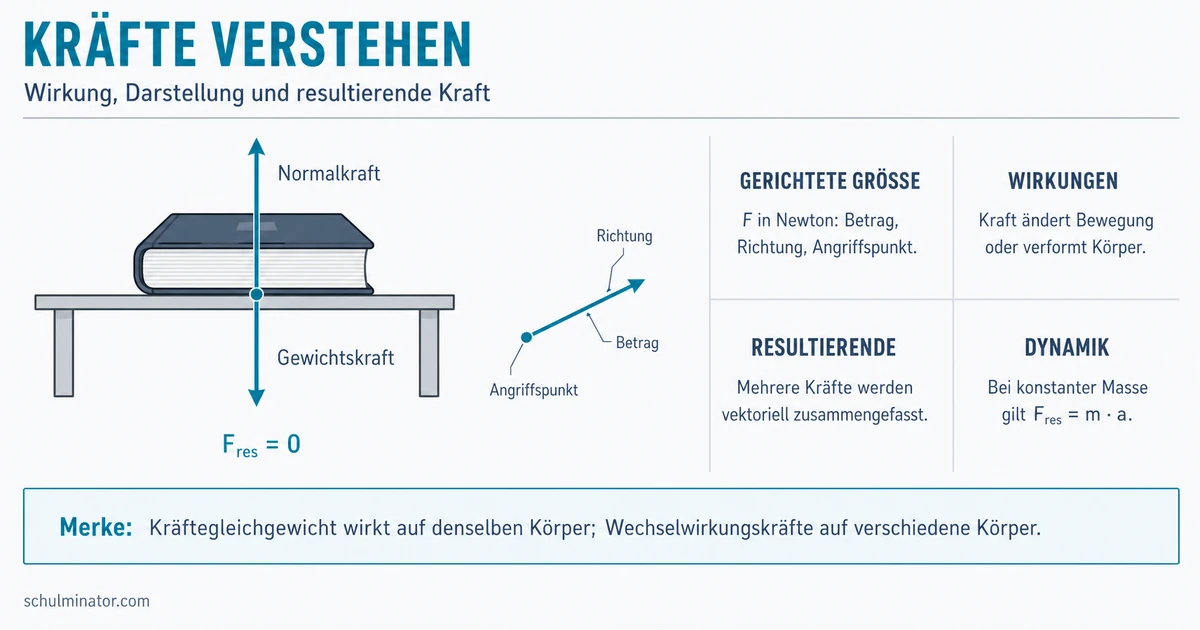 Kraftarten erkennen und sicher unterscheiden