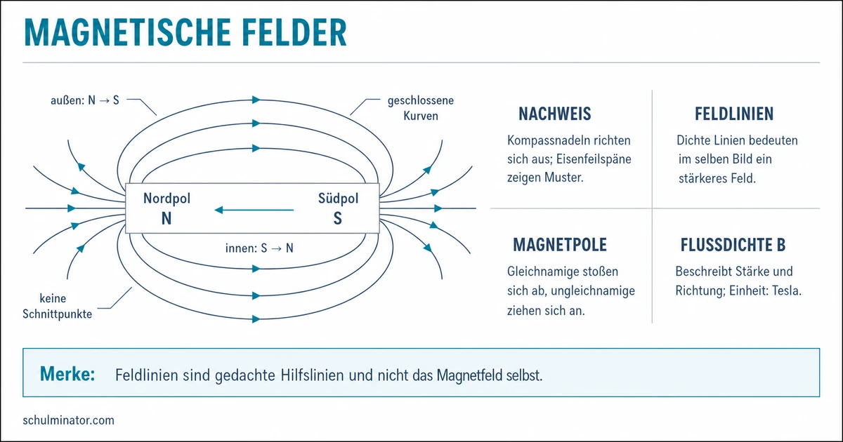 Magnetisches Feld: Feldlinien und Kräfte verstehen
