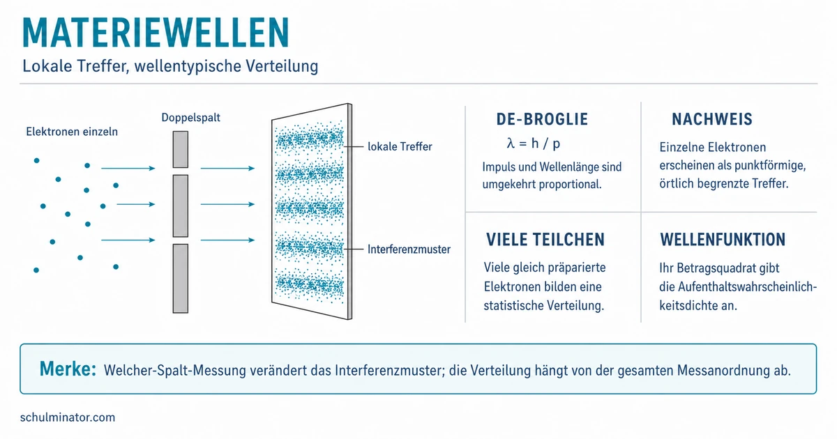 Materiewellen: De-Broglie-Wellenlänge verstehen