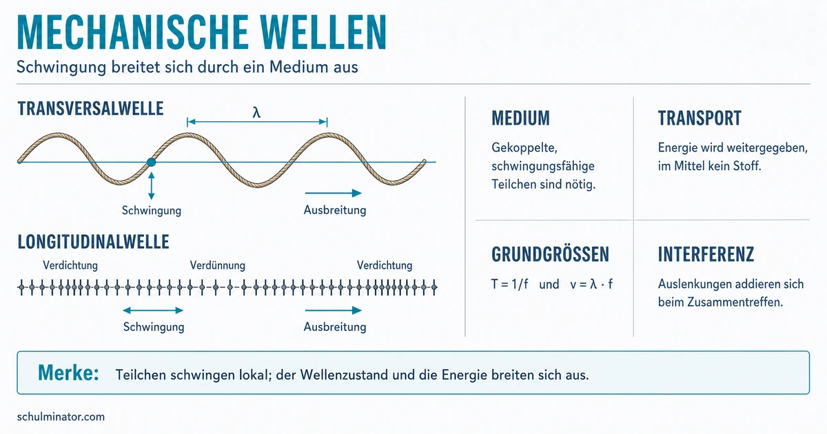 Mechanische Wellen: Grundlagen einfach erklärt