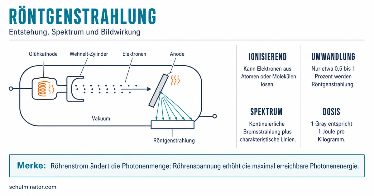 Röntgenstrahlung: Entstehung, Spektrum und Nutzung
