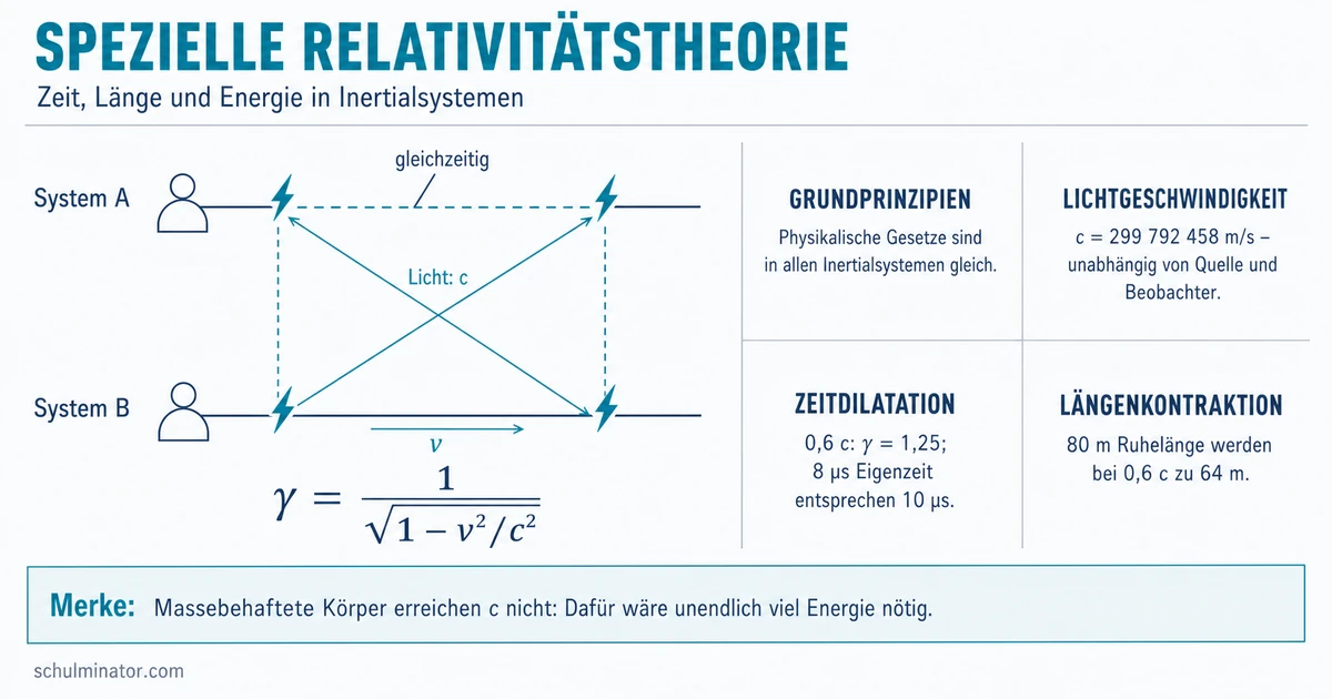 Spezielle Relativitätstheorie einfach erklärt