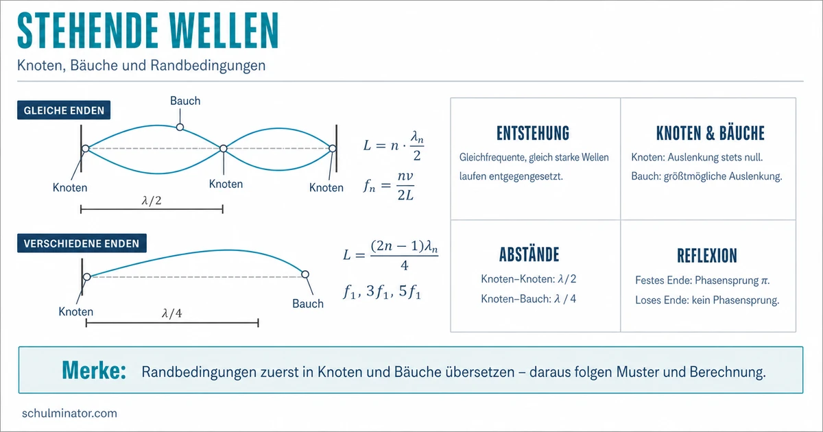 Stehende Wellen verstehen und berechnen