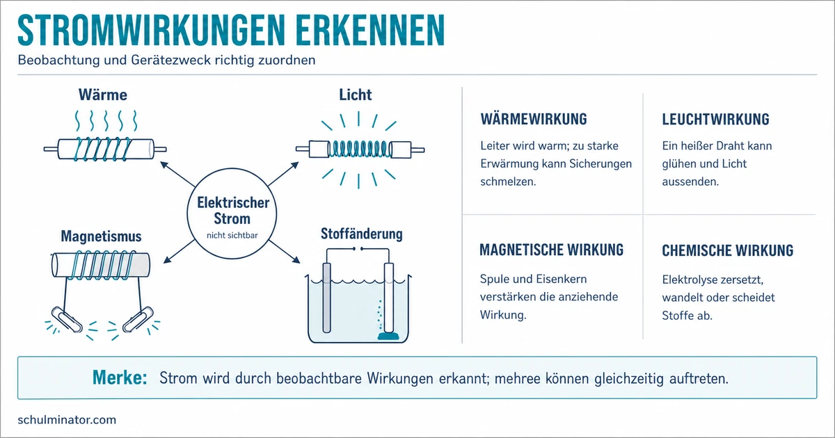 Stromwirkungen einfach erklärt