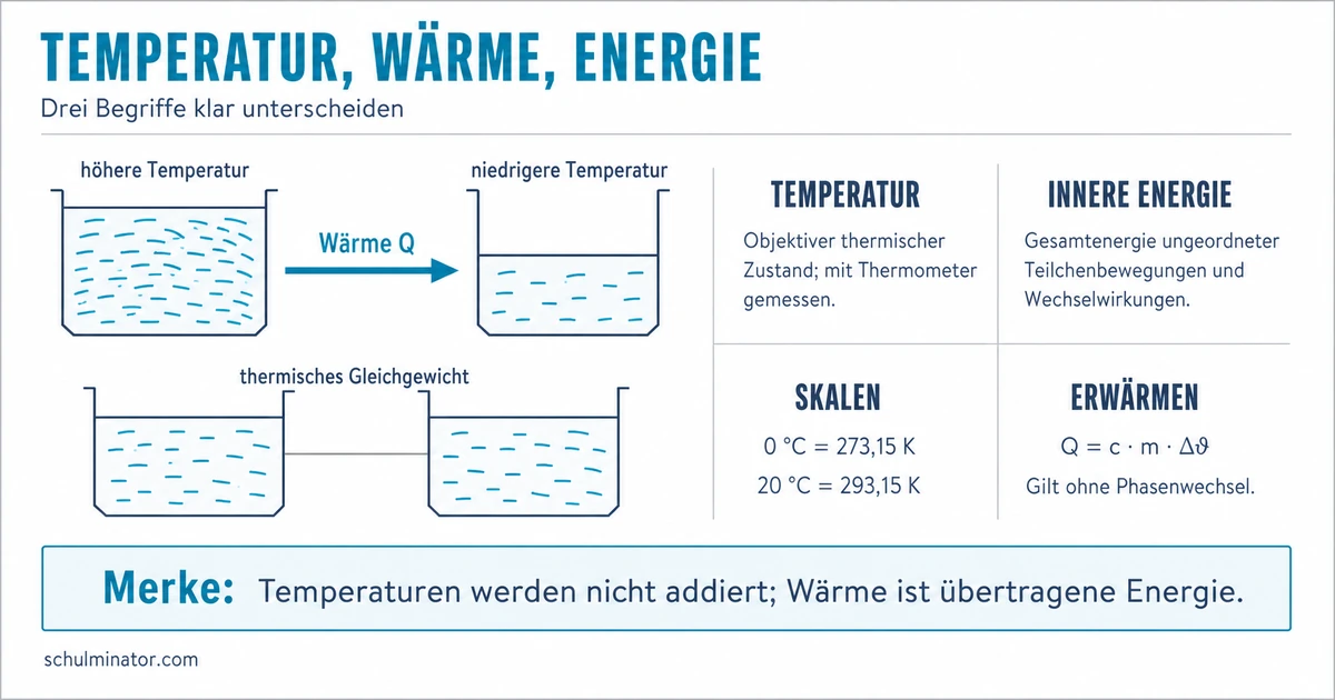 Temperatur verstehen, messen und umrechnen
