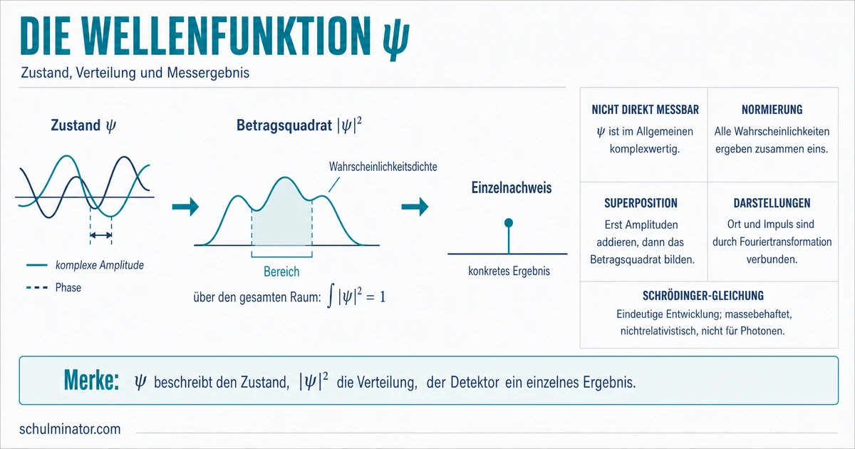 Wellenfunktion in der Quantenphysik verstehen