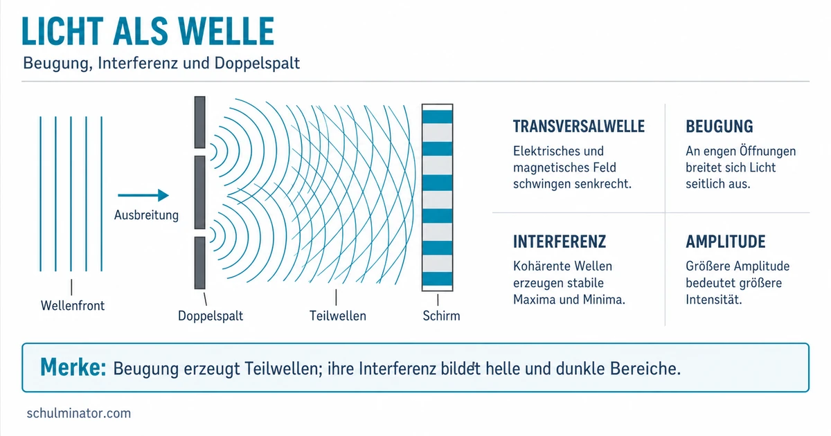 Wellenmodell des Lichts einfach erklärt