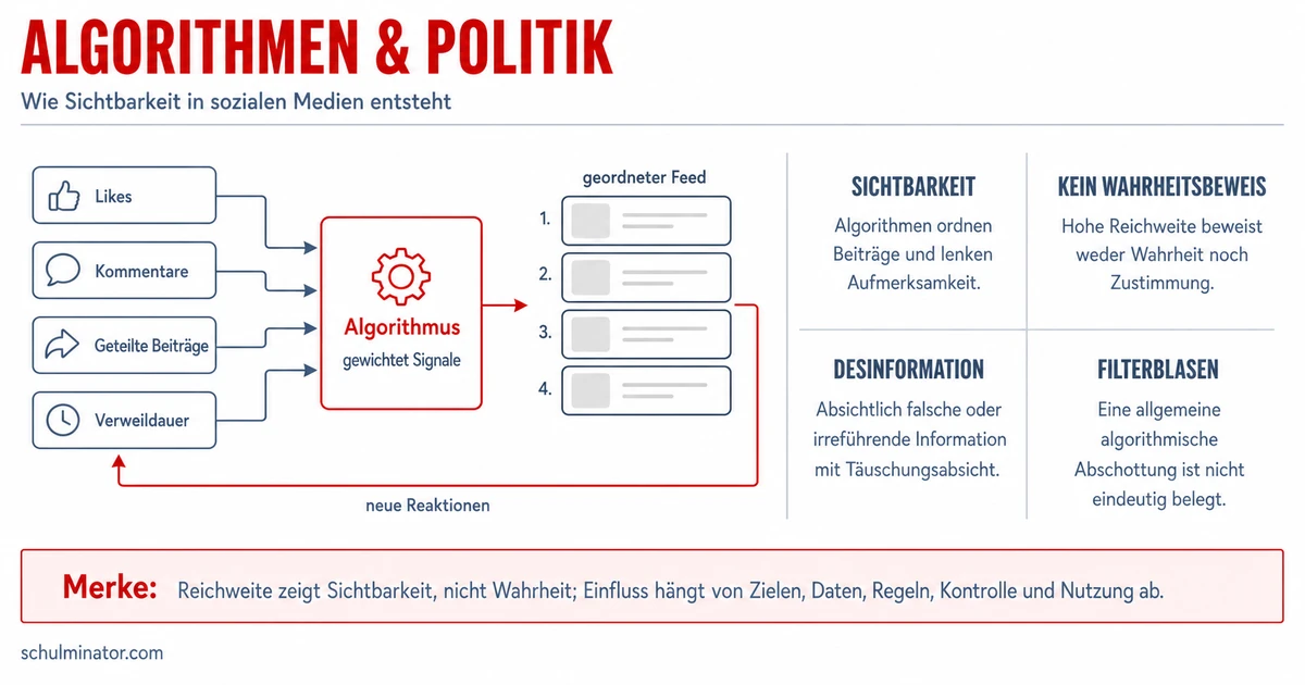 Algorithmen und politische Meinungsbildung