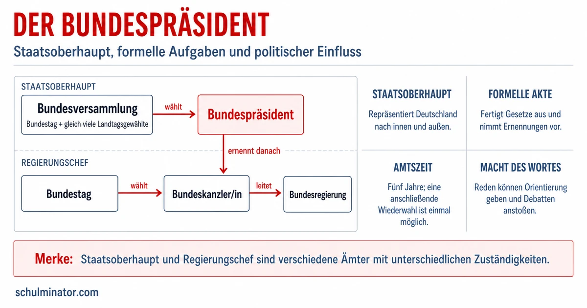 Bundespräsident: Aufgaben, Wahl und Macht