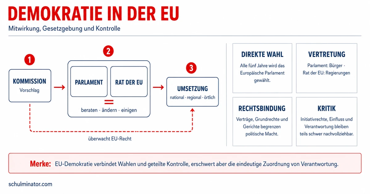 Demokratie in der EU: Wer entscheidet mit?