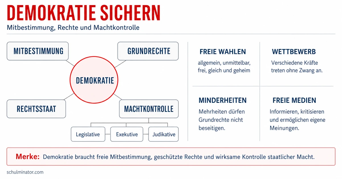 Demokratie einfach erklärt: Merkmale und Gefahren