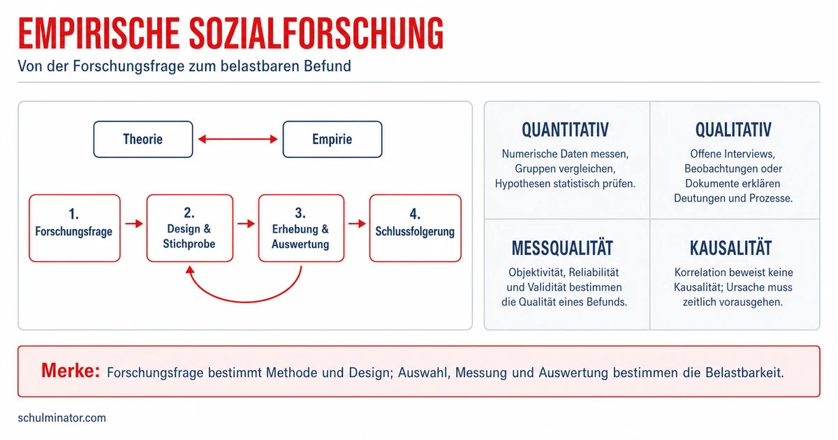 Empirische Sozialforschung verstehen und prüfen