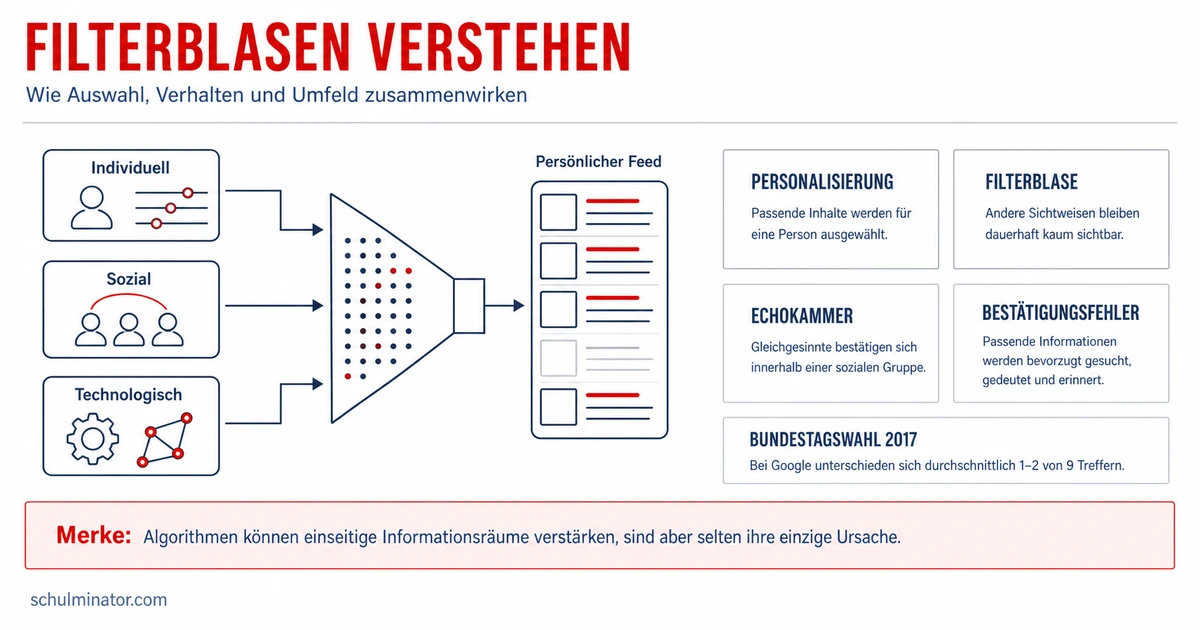 Filterblase einfach erklärt: Wirkung und Auswege