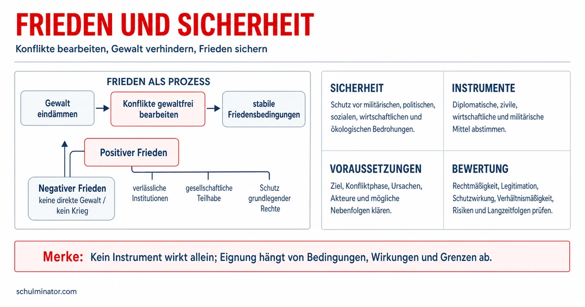 Friedens- und Sicherheitspolitik einfach erklärt