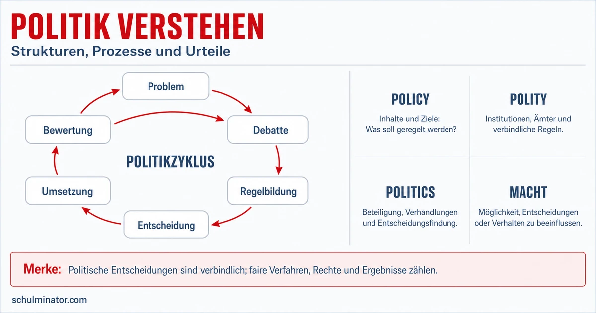 Gemeinschaftskunde: Politik verstehen und beurteilen