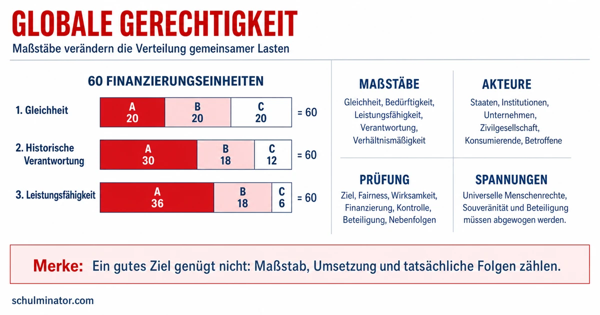 Globale Gerechtigkeit: Maßstäbe und Konflikte