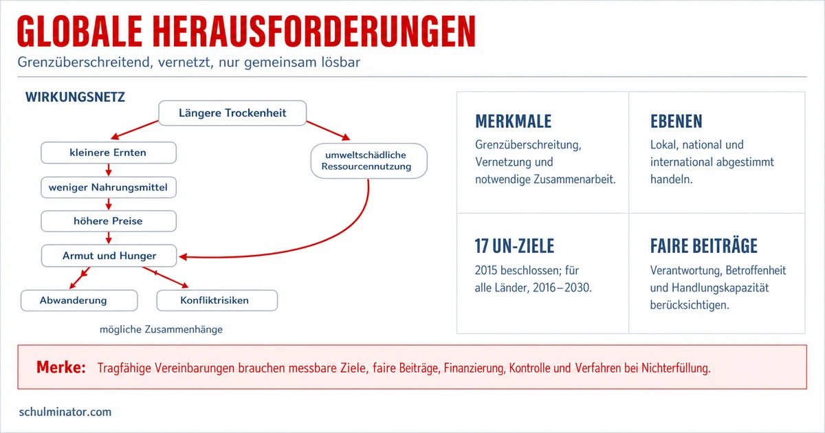 Globale Herausforderungen verstehen und beurteilen