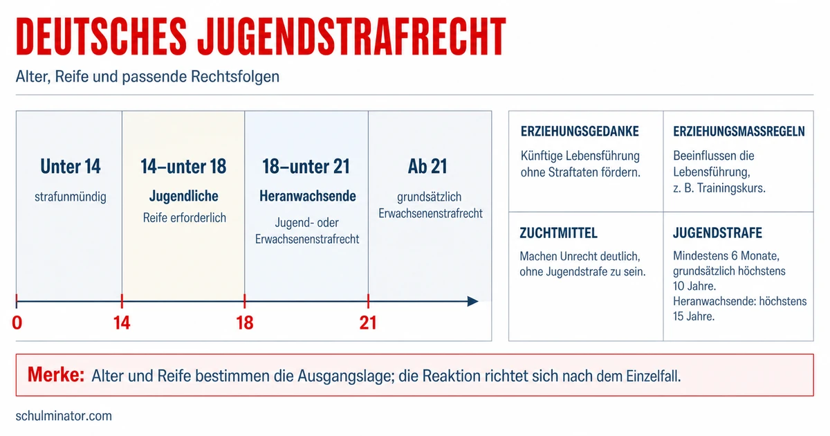 Jugendstrafrecht: Regeln, Ziele und Folgen erklärt