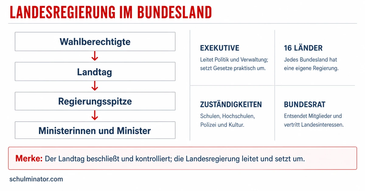 Landesregierung: Aufgaben und Aufbau verstehen
