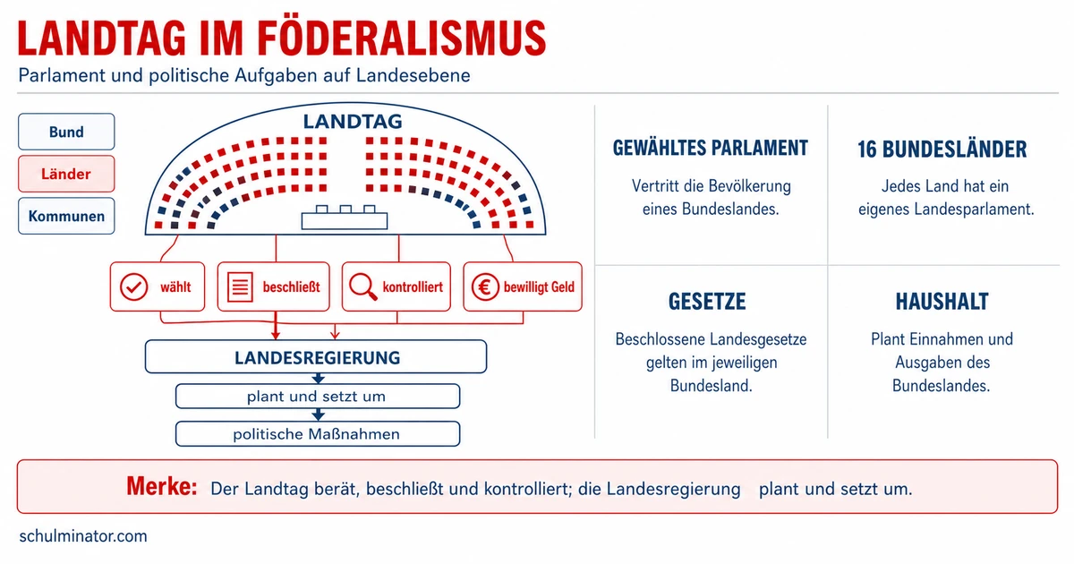 Landtag einfach erklärt: Aufgaben und Rolle