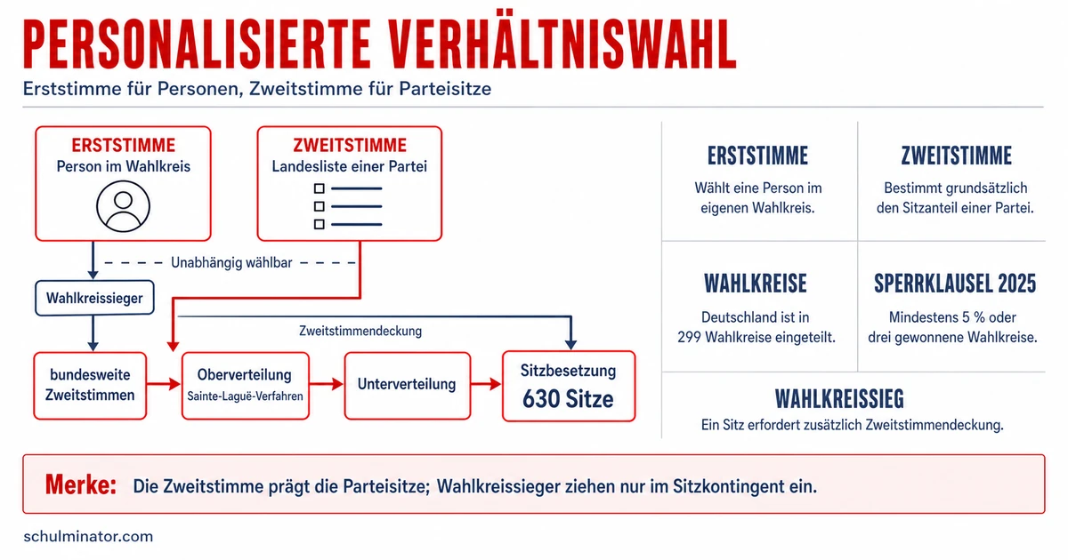 Personalisierte Verhältniswahl einfach erklärt