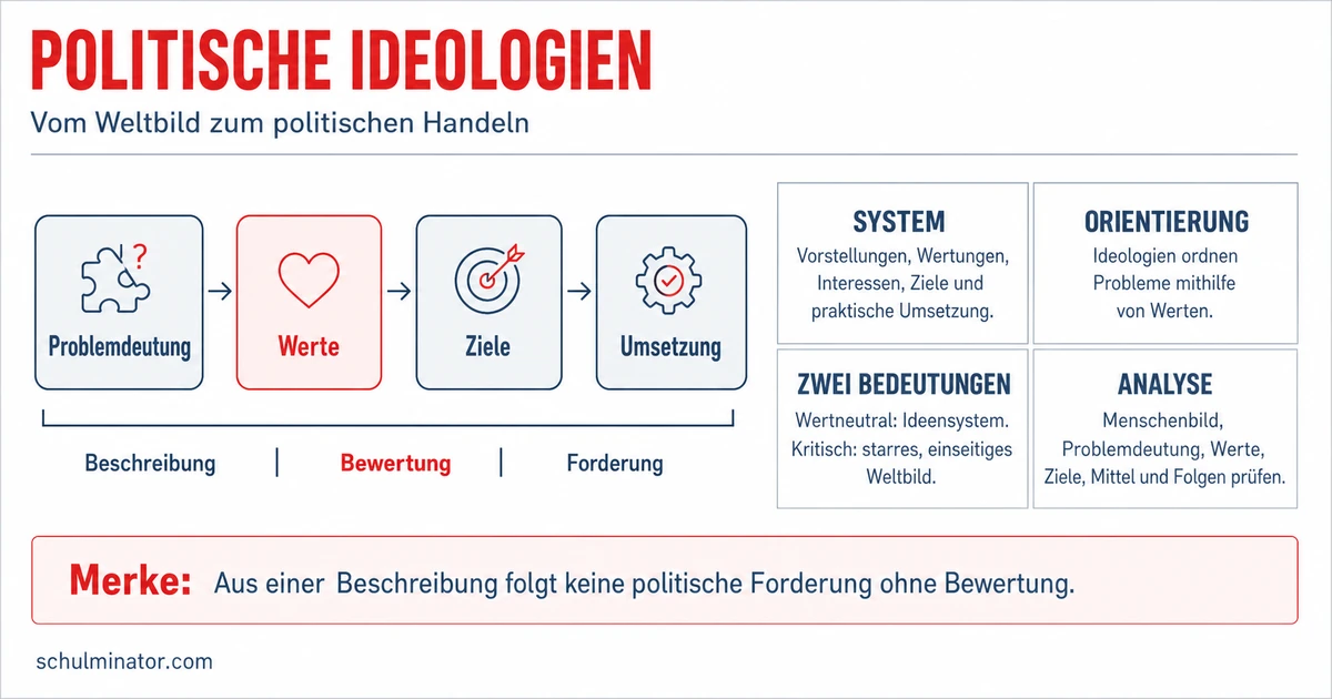 Politische Ideologien erkennen und vergleichen